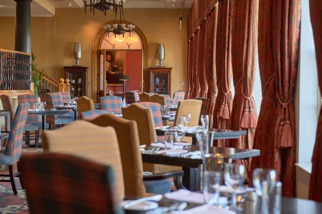 Enjoy Scottish dining   beautiful estate views
