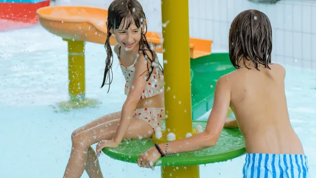 Have fun at the adventure family pool