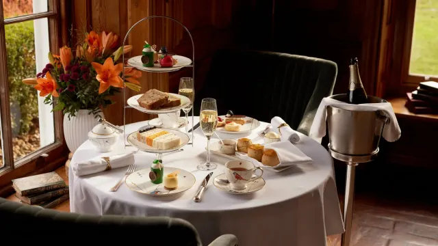 Serving a delectable afternoon tea