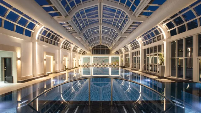 Slip into the serene infinity pool