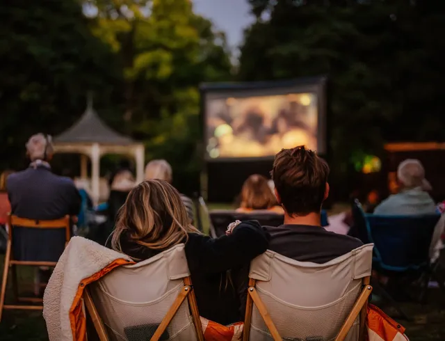 Enjoy a movie under the stars