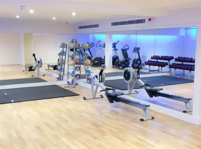 Work out in the on site gym