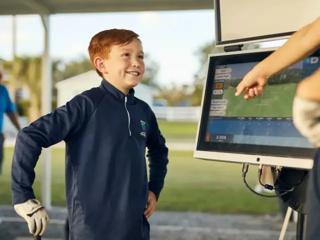 Practise your swing with the kids