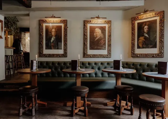 Dine at this popular gastro pub nearby