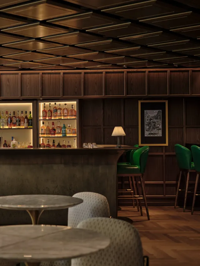Settle in with a cocktail or chilled glass of wine