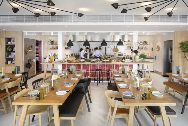 Social dining with amazing views of Batignolles