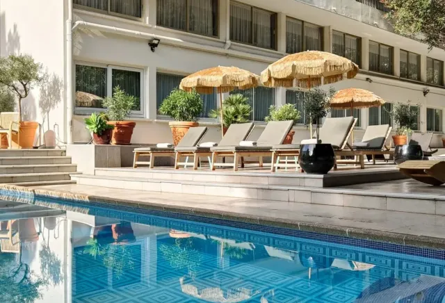 Cool off with a dip in the pool