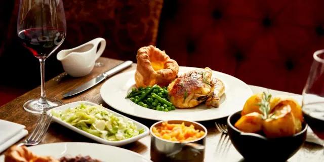Sample the highly rated Sunday Roast