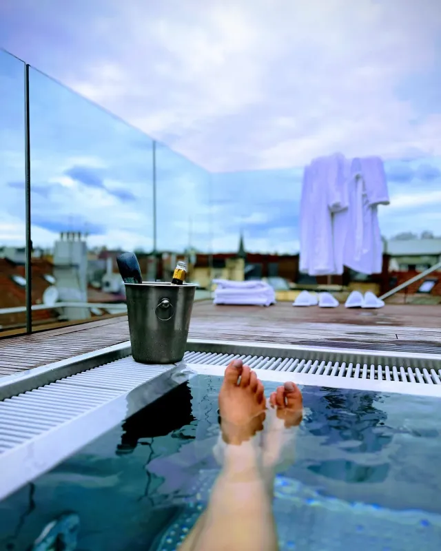 Allow the bubbles to melt away your stress