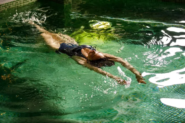 Enjoy a swim during family swim times