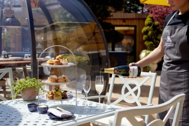 Indulge in tasty cakes and tea on site