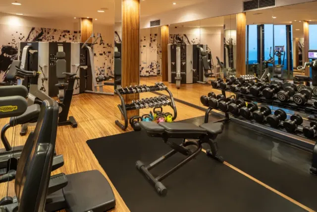 Never miss a workout during your stay