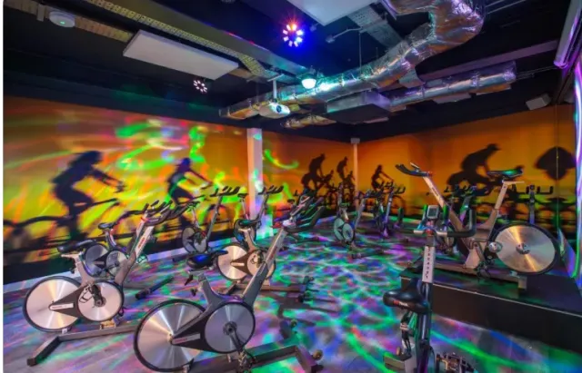 Get a workout in at a spin class