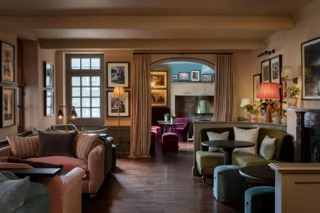 Enjoy a nightcap in the 1950s style bar