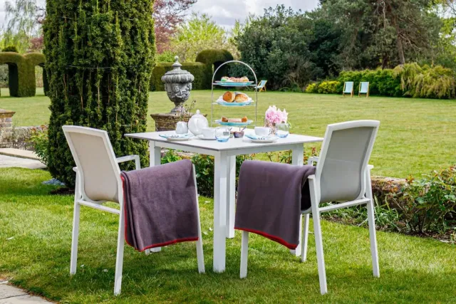 Enjoy afternoon tea in the gardens