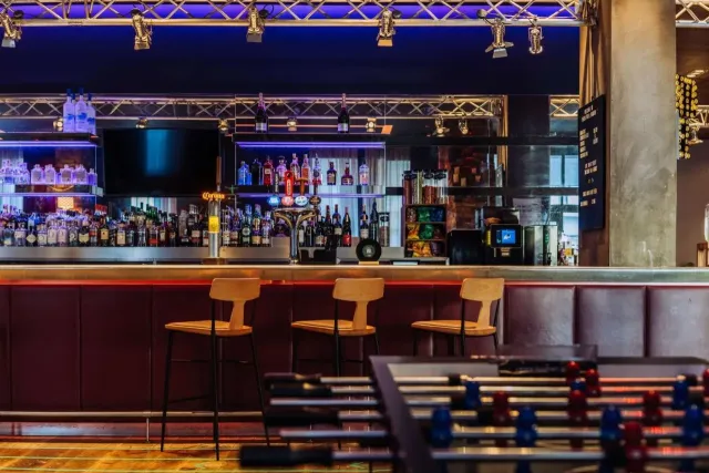 Relax with a drink at the bar