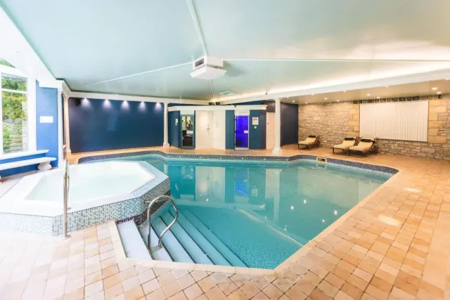 Relax in the heated indoor pool