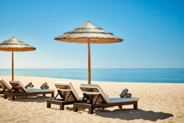 Stretch out with endless blue at your feet