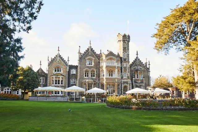 Relax in the expansive gardens