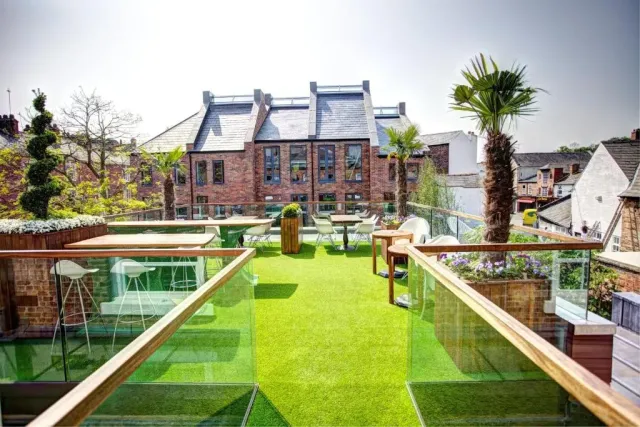 Enjoy a cocktail in this hidden outdoor space