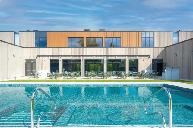 Swim in the 25m heated pool