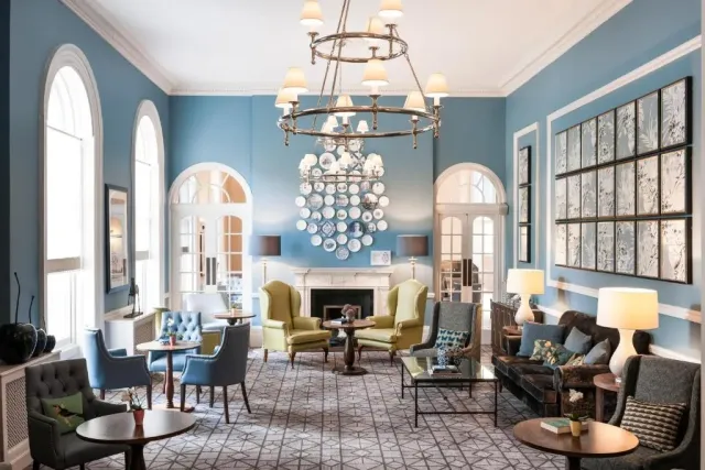 Unwind in the elegant lounge