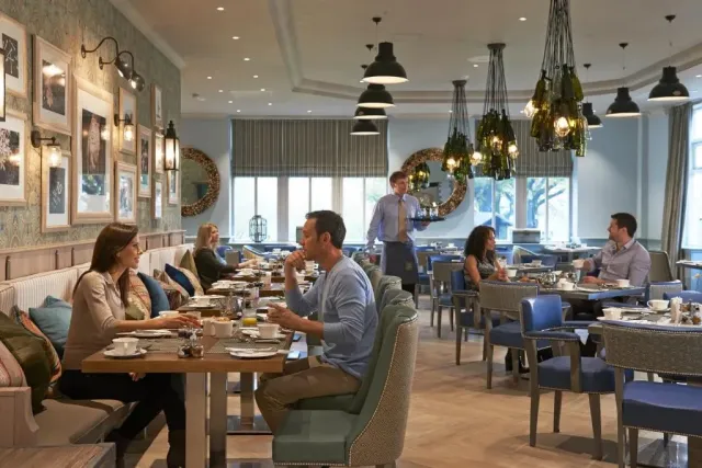 Dine at the 2 AA Rosette restaurant