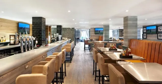 A relaxed spot for sport  good food   drinks