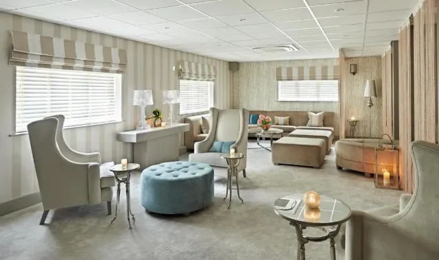 Unwind in the lounge after a spa treatment