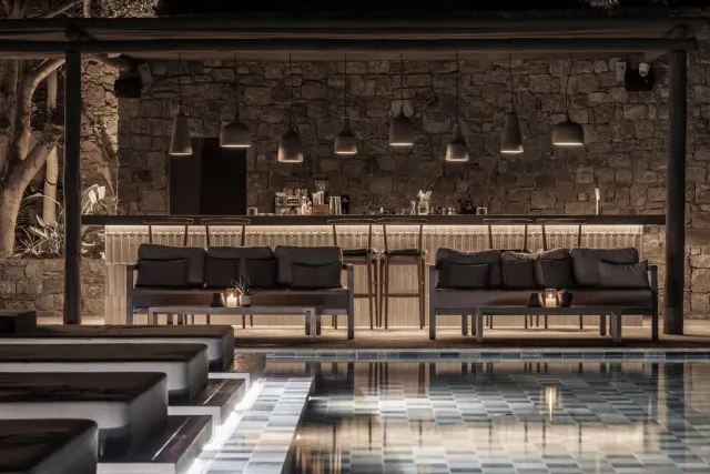 Enjoy fresh cocktails poolside