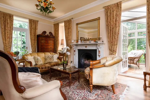 Enjoy a quiet moment in the lounge