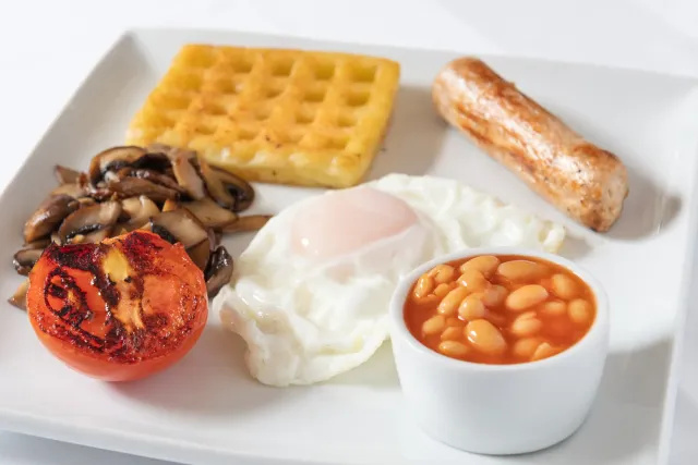 Choose a full Welsh breakfast or a light meal