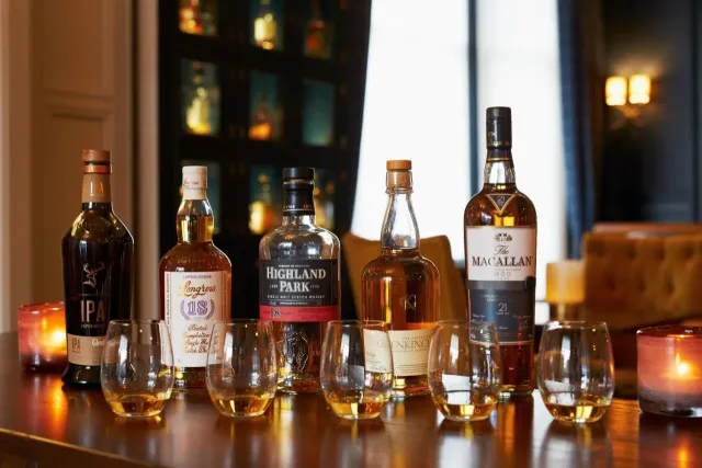 Serving over 100 types of whiskey