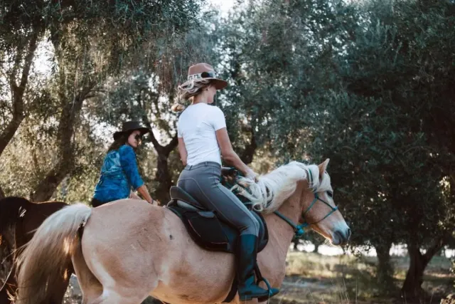 Horse ride through the stunning country