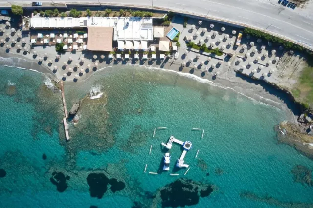 Enjoy water sports on the private beach