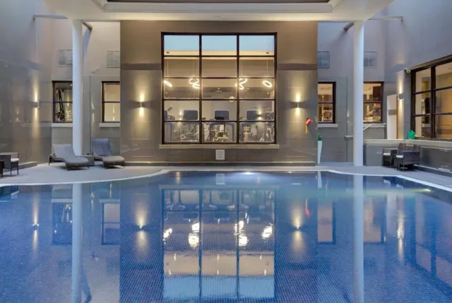 Relax or swim in the indoor pool
