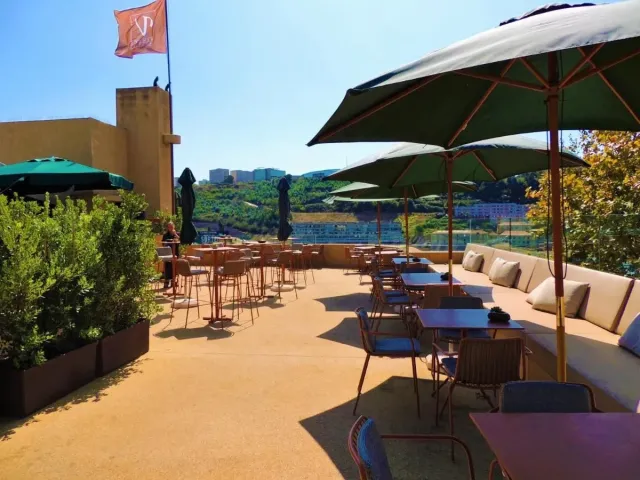 Enjoy drinks and snacks in the sun
