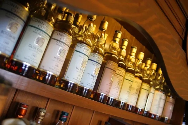 Cosy up in the hotel bar with a whiskey