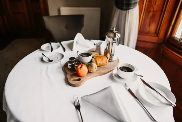 Breakfast is served from 8am every day