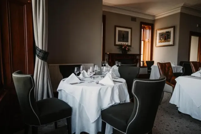 Enjoy fine dining with loch views