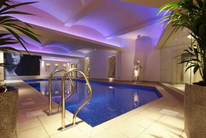 Take a dip in the 13 metre indoor pool