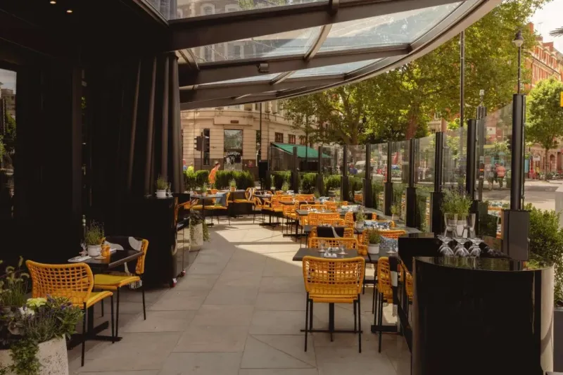 Perfect for relaxed al fresco dining