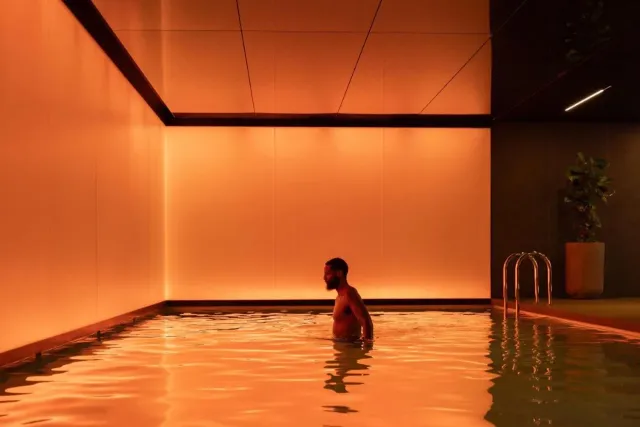 Unwind in the heated indoor pool