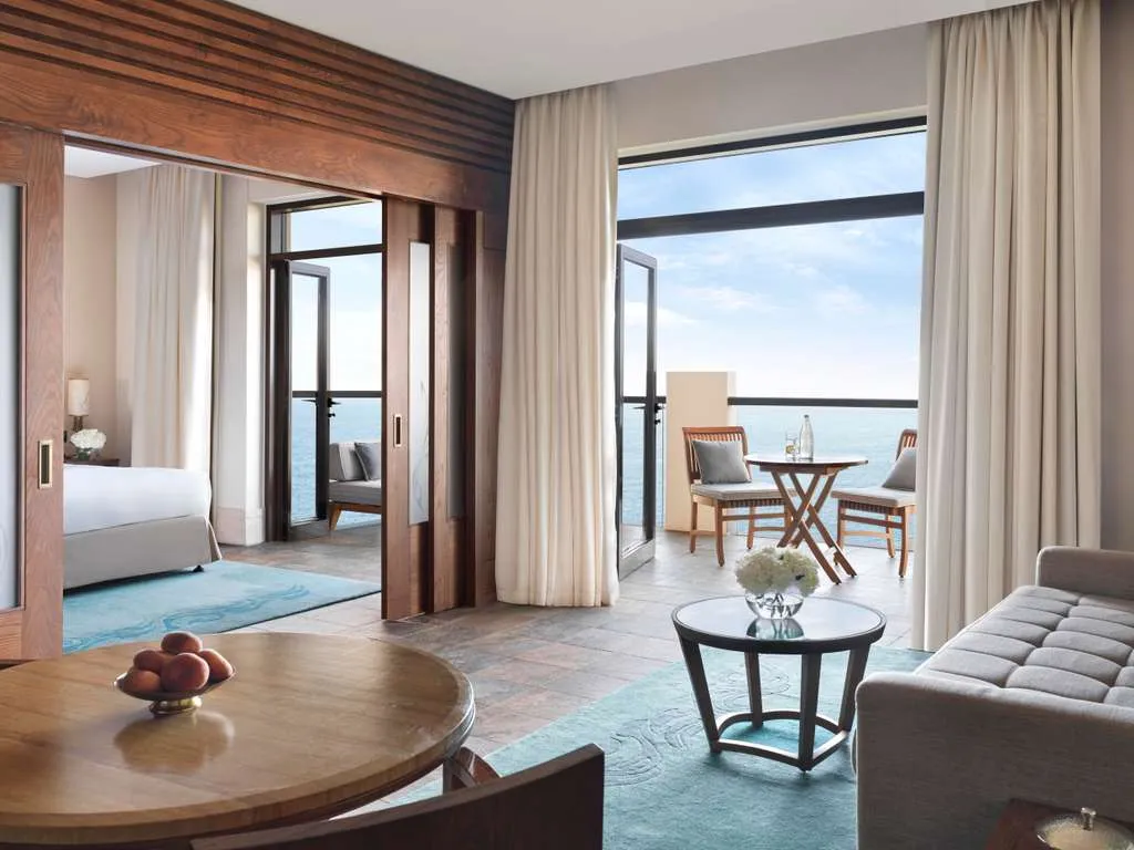 Family One Bedroom Apartment Sea View  1 King Bed   1 Sofa Bed  Fully Equipped Kitchen @ Sofitel Dubai The Palm