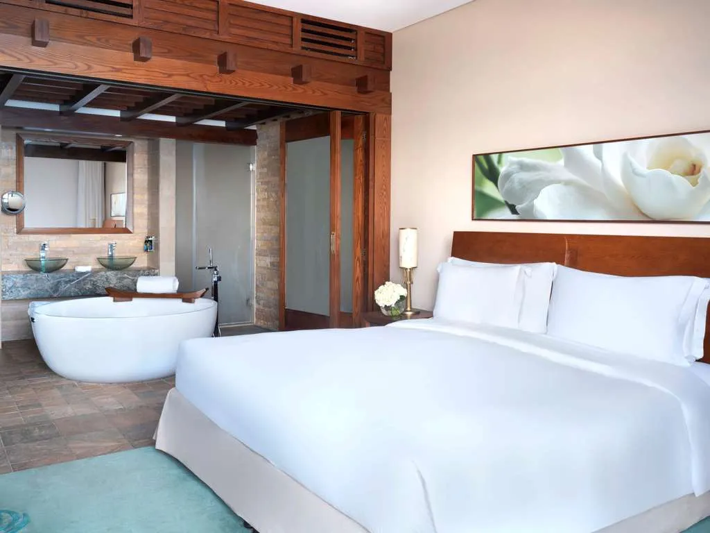 Family One Bedroom Apartment Sea View  1 King Bed   1 Sofa Bed  Fully Equipped Kitchen @ Sofitel Dubai The Palm