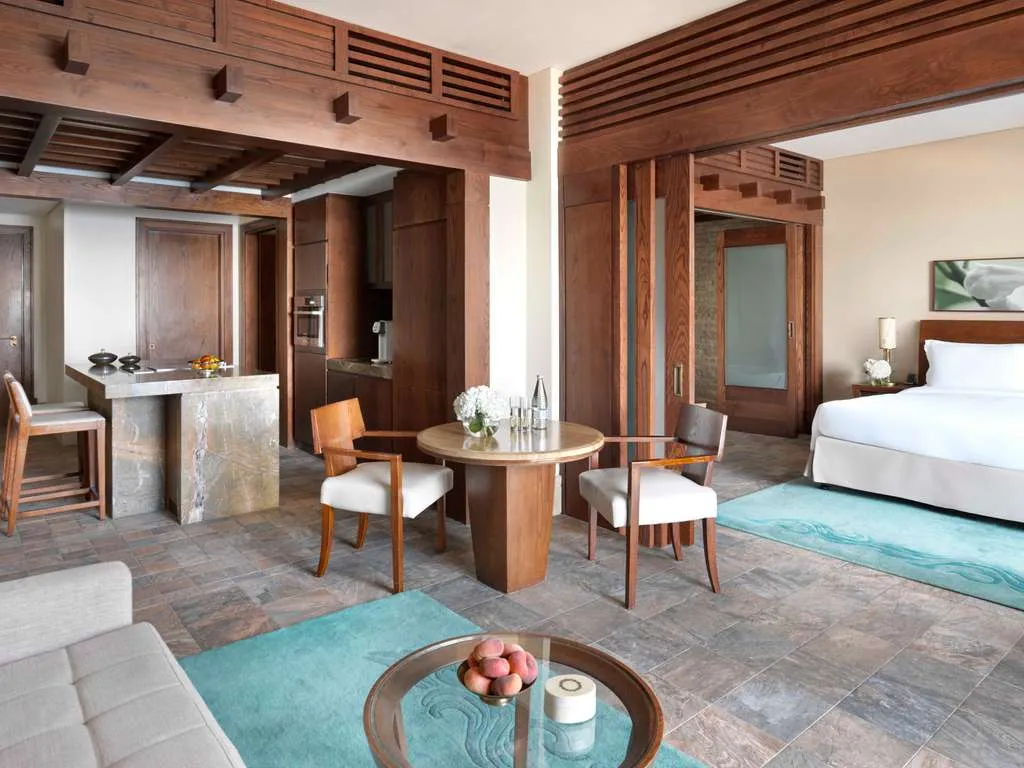 Family One Bedroom Apartment Sea View  1 King Bed   1 Sofa Bed  Fully Equipped Kitchen @ Sofitel Dubai The Palm