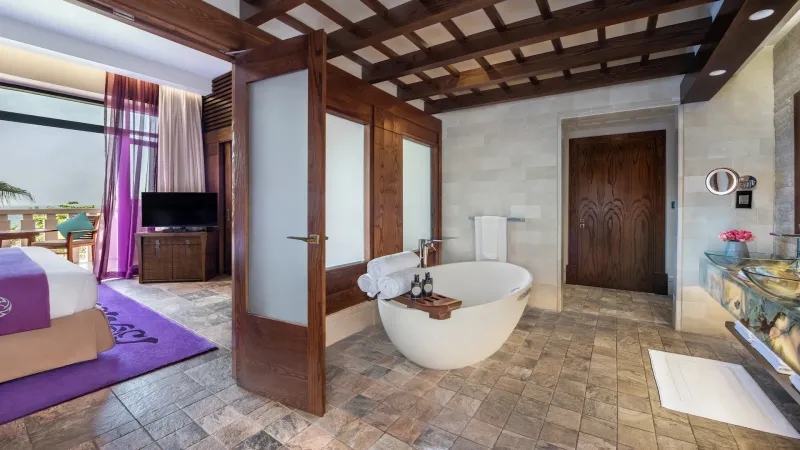 Junior Suite  Club Access  1 King Size Bed  Sofabed  Private Balcony @ Sofitel Dubai The Palm