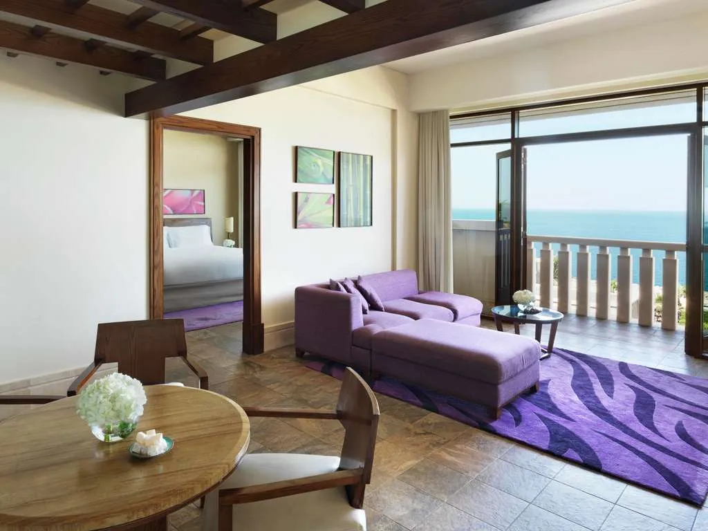 Opera Suite Sea View  Club Access  2 King Size Beds  2 Bedrooms  Living Room @ Sofitel Dubai The Palm