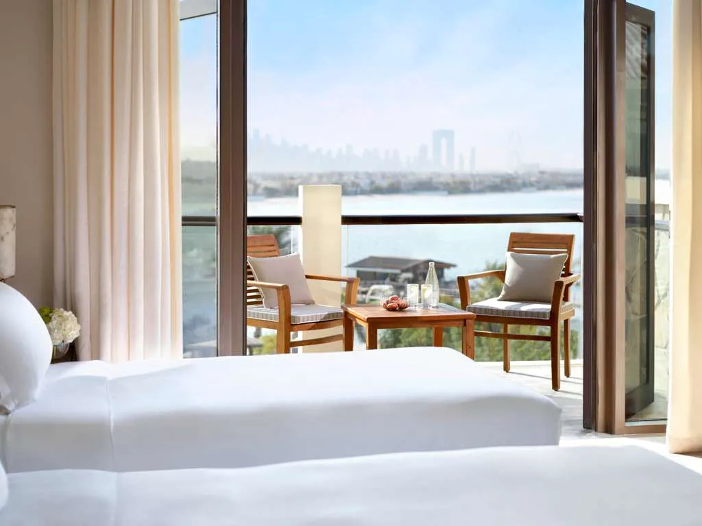 Luxury Room Palm View Twin  2 Single Size Beds  Private Balcony @ Sofitel Dubai The Palm