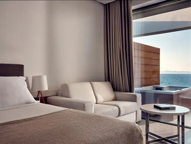 Spa Suite Sea View With Outdoor Jetted Tub @ Lesante Blu   The Leading Hotels of the World